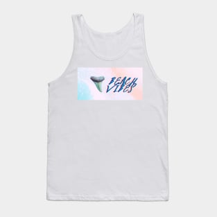 Beach Vibes Ocean Vibe Shark Tooth Fossil Tank Top